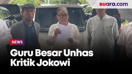 Guru Besar Unhas Kritik Jokowi: Kami Pelaku Reformasi Akan Menjaga Demokrasi Sampai Akhir Hayat