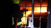 فرق الإطفاء تنجح في إهماد الحريق الهائل الناتج عن انفجار غاز في نيروبي