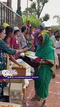Hygiene material kits for distribution to villagers _ Kolhapur Medical & Healthcare Camp 2024