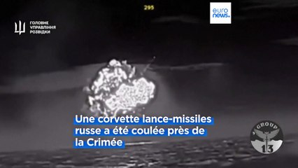 Guerre en Ukraine : Kyiv affirme avoir coulé une corvette lance-missiles près de la Crimée