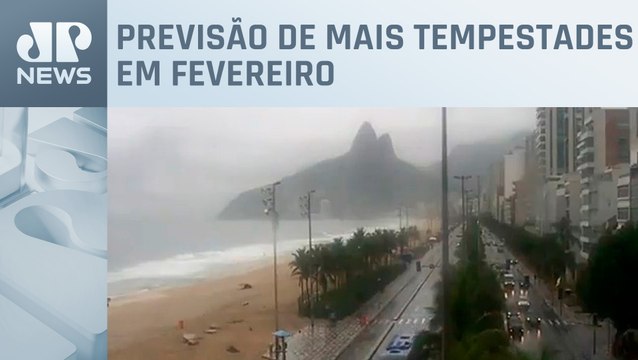 Rio de Janeiro tem recorde de chuvas em janeiro