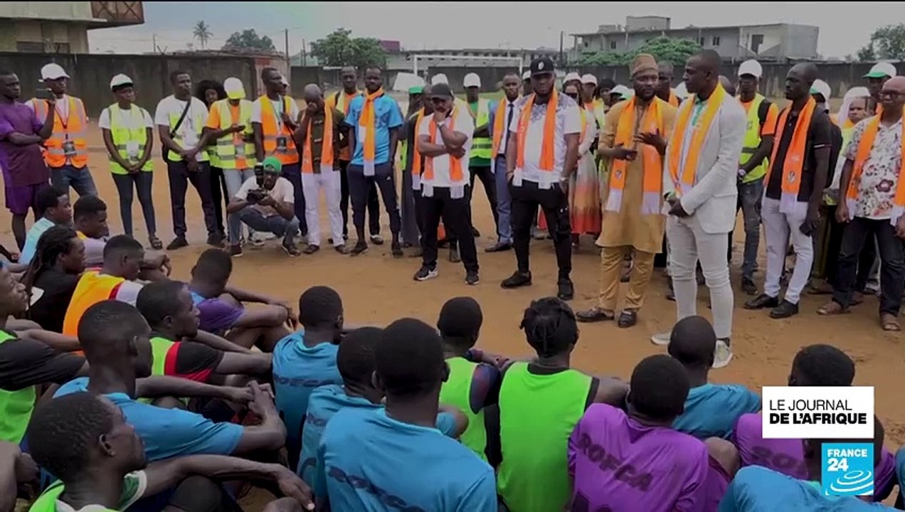 En Côte d'Ivoire, les footballeurs profitent de la CAN pour mettre en avant leur lutte contre la migration clandestine