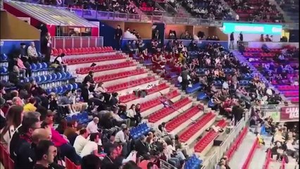 Baskonialı taraftarlar, İsrail'i protesto etti