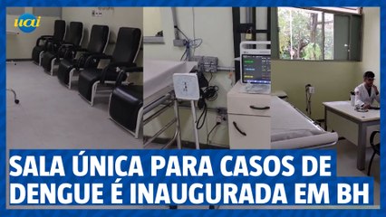 Governo abre sala de hidratação para pacientes com dengue em hospital de BH