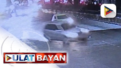 Apat sugatan nang bumangga ang kanilang sasakyan sa concrete barrier sa Quezon City