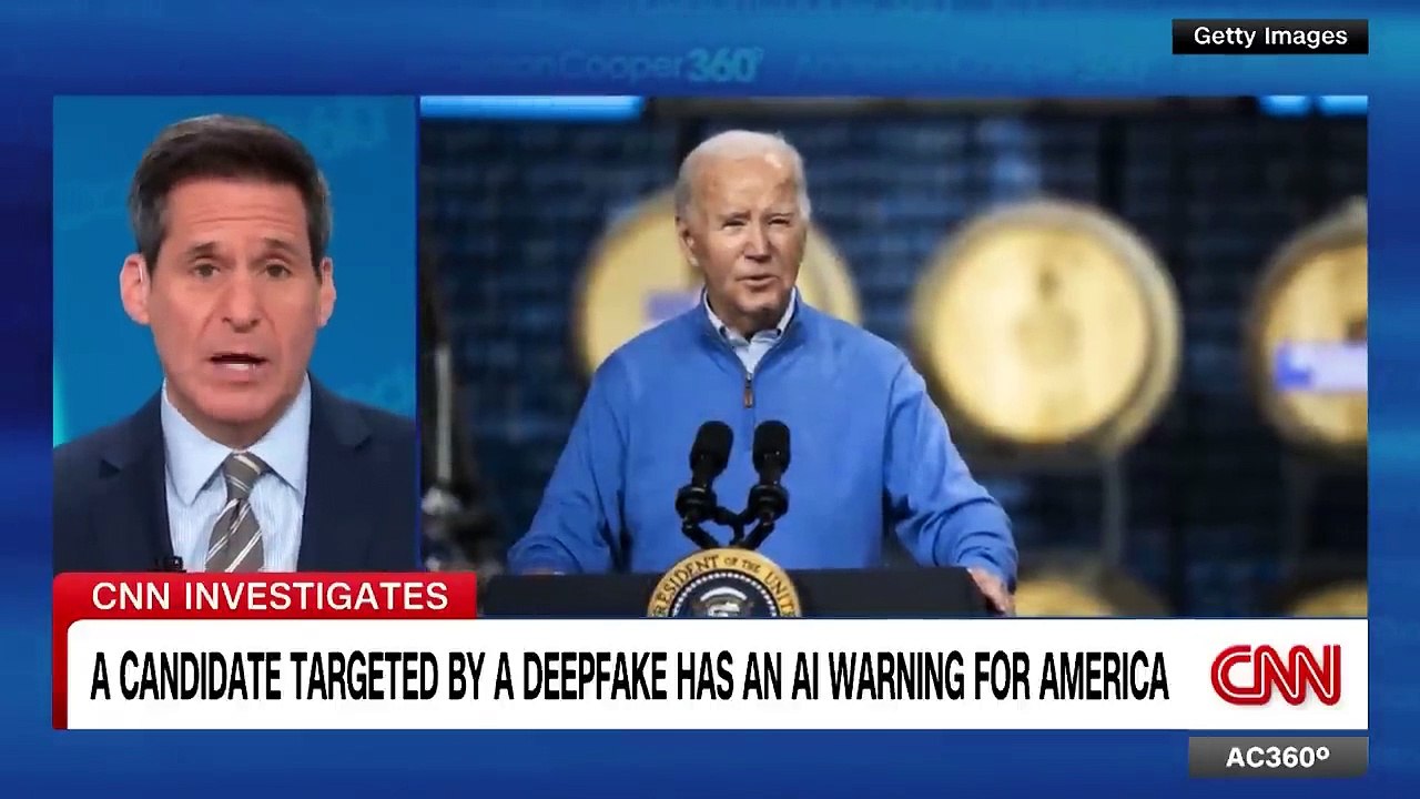 A candidate targeted by a deepfake has an AI warning for America
