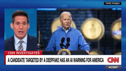 A candidate targeted by a deepfake has an AI warning for America