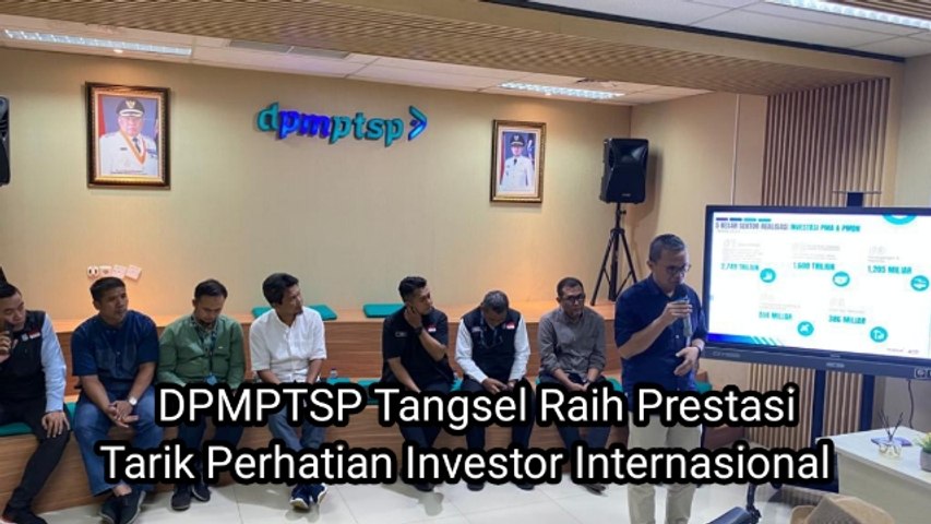 DPMPTSP Tangsel Raih Prestasi: Investasi Tembus Rp 7,4 Triliun di 2023