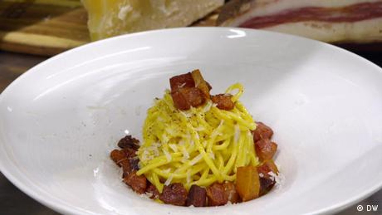 So kocht man Spaghetti Carbonara richtig