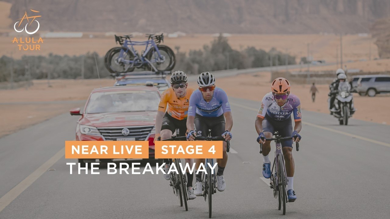 The breakaway - Stage 4 - The AlUla Tour 2024