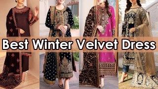 Uncover the Best Winter Velvet Dress Design 2024 in Pakistan