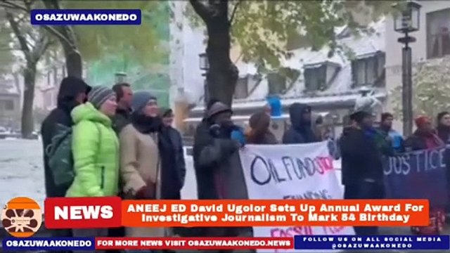 ANEEJ ED David Ugolor Sets Up Annual Award For Investigative Journalism To Mark 54 Birthday ~ OsazuwaAkonedo