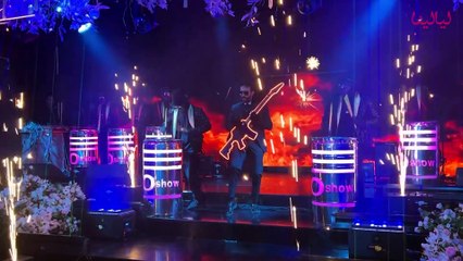 رقص عصام كاريكا وابنته في زفافها وغناء محمد محي للعروسين