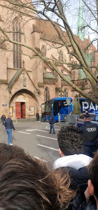 Arrivé du PSG à Strasbourg (02/02/24)