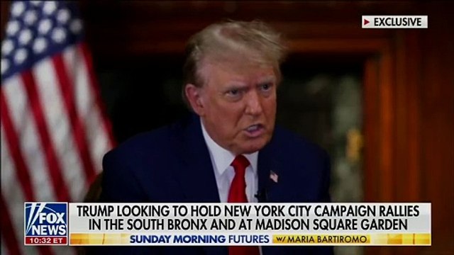 Le président Trump confirme les rumeurs selon lesquelles il organiserait un rassemblement dans le Bronx : Je pense que je vais faire ça, je pense que j'en ferai un peut-être aussi au Madison Square Garden
