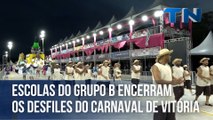 Escolas do Grupo B encerram os desfiles do Carnaval de Vitória