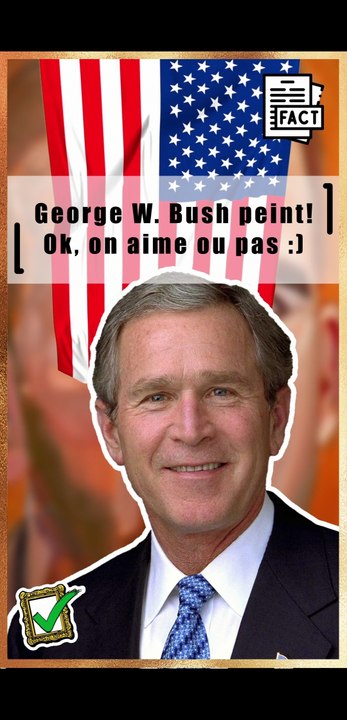 George W Bush est peintre! | Ancien président des USA | Art
