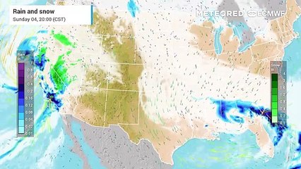 Atmospheric river pushes east
