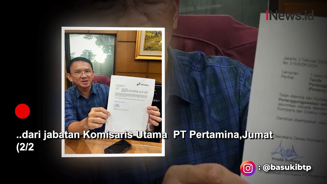 Mundur dari Komisaris Utama Pertamina, Ahok Dukung Ganjar-Mahfud