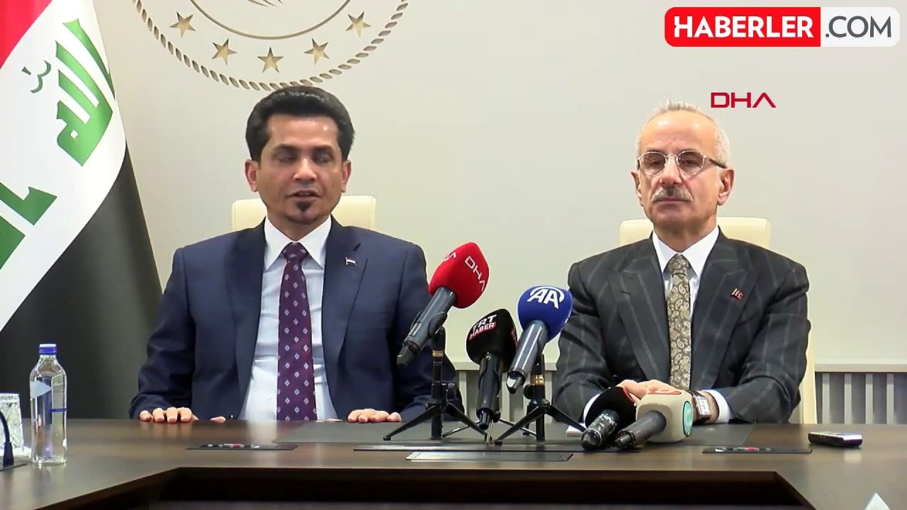 Ulaştırma ve Altyapı Bakanı Abdulkadir Uraloğlu, Irak Ulaştırma Bakanı Rezzak Muheybes es-Sadavi ile görüştü