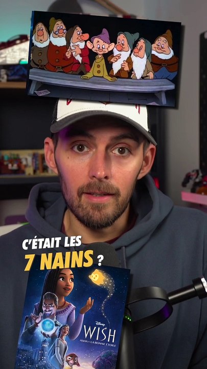 Les 7 nains dans Wish  | #disney #blancheneige