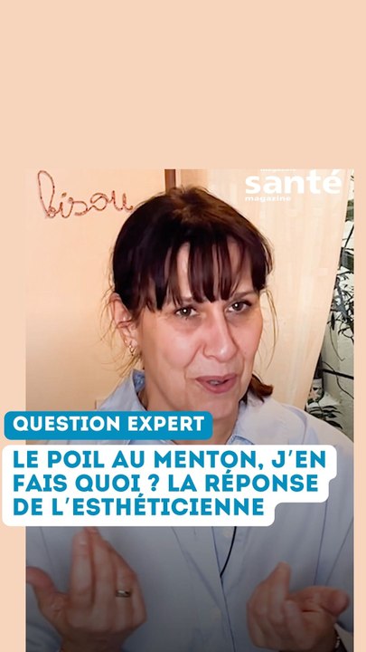 Poil au menton : j'en fais quoi