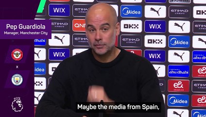 Guardiola hits back at Spanish media over unhappy Haaland claims
