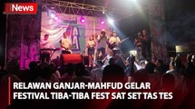 Momen Relawan Ganjar-Mahfud Gelar Festival Tiba-Tiba Fest Sat Set Tas Tes Indonesia Unggul
