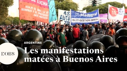 Dans l'Argentine de Javier Milei, la mobilisation contre la dérégulation réprimée rudement