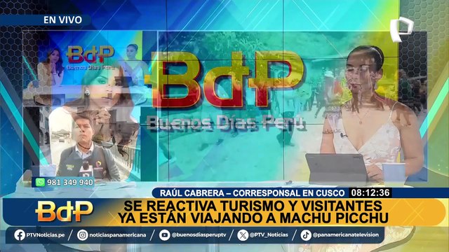 Se reactiva turismo y visitantes ya están viajando a Machu Picchu en el Cusco