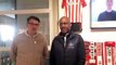 Sunderland legends Gary Bennett and Mick Harford handover cheque to support prostate cancer treatment