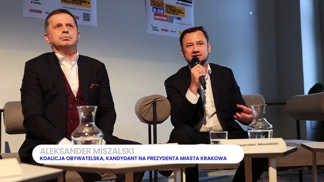 KRAKÓW DEBATA PREZYDENCKA ALEKSANDER MISZALSKI