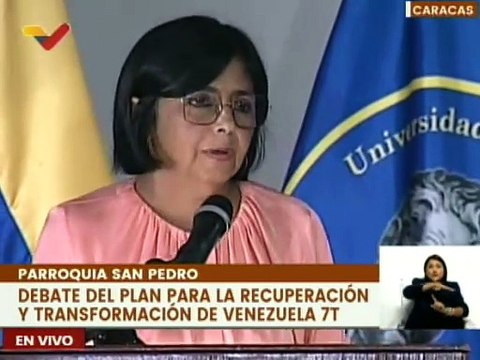 Vpdta. Delcy Rodríguez: En estos 25 años decimos, dos etapas, dos líderes, un sólo proyecto político