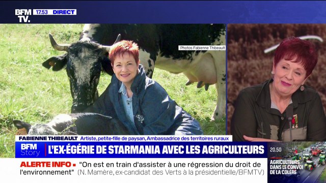 J'essaye d'apporter humblement mon savoir-faire de femme de spectacle pour faire valoir celui des paysans : L'égérie de Starmania, Fabienne Thibeault, rend hommage aux territoires ruraux