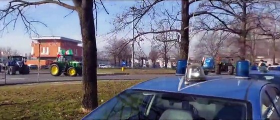 La protesta degli agricoltori arriva Brescia