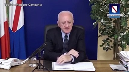 De Luca attacca Fitto: «Inconcludente, vergogna nazionale e nemico del sud»