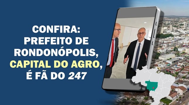 PREFEITO DA CAPITAL DO AGRO DIZ QUE ESTÁ CANSADO DAS NARRATIVAS DA MÍDIA CORPORATIVA | Cortes 247