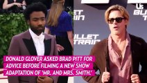 Brad Pitt's Reaction To Donald Glover's 'Mr. and Mrs. Smith' Series