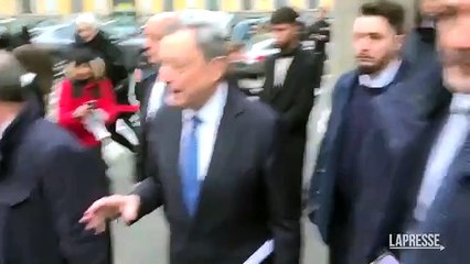 Milano, Mario Draghi incontra i top manager europei: «Qui per ascoltare»