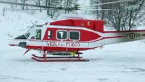 Il video dell’intervento dell’elicottero dei vigili del fuoco nelle ricerche dei dispersi in val Formazza