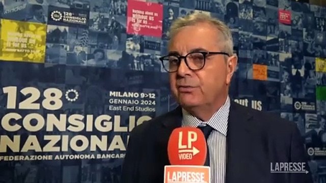 Banche: il contratto dei bancari al centro del congresso della Fabi, parla il segretario Sileoni