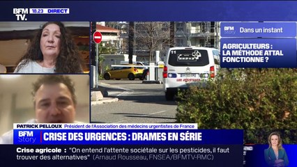 Morts dramatiques aux urgences: "On nous a demandé de la production de soins pour faire comme si les malades étaient indésirables", déplore Patrick Pelloux (Association des médecins urgentistes de France)