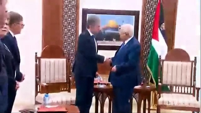 Cisgiordania, Abu Mazen riceve Antony Blinken