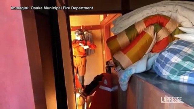 Giappone, 80enne estratta viva dalle macerie 3 giorni dopo il sisma