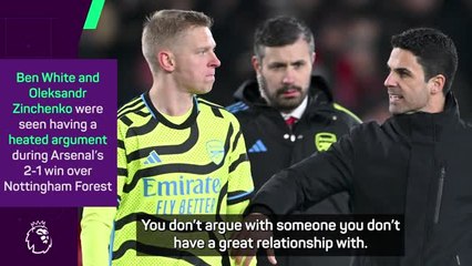 Arteta encourages White-Zinchenko fight ahead of crunch clash
