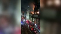 Maxi incendio all’ospedale Gandhi di Teheran, in Iran: l’edificio avvolto dalle fiamme | Il video