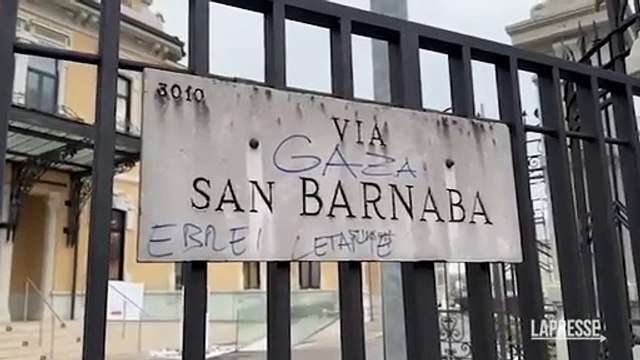 Milano, scritta antisemita a pochi passi dalla sinagoga