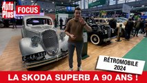 Les 90 ANS d'histoire de la SKODA SUPERB - Rétromobile 2024