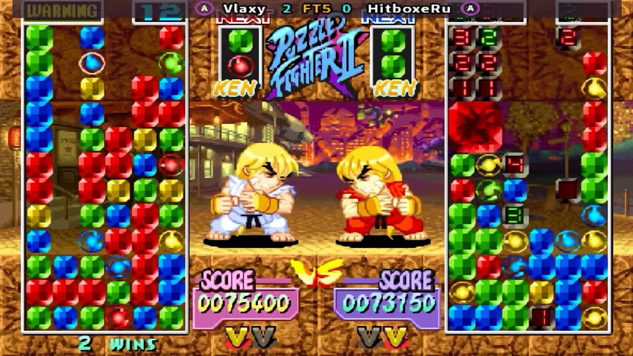 Vlaxy vs HitboxeRu - Super Puzzle Fighter II Turbo -  FT5