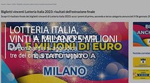 Lotteria Italia 2024, ecco i biglietti vincenti: dai primi cinque premi a quelli di terza categoria da 20mila euro